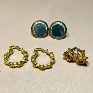 Vintage Clip Costume earrings bundle